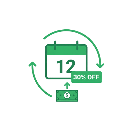Icone do plano anual da ZaptIA