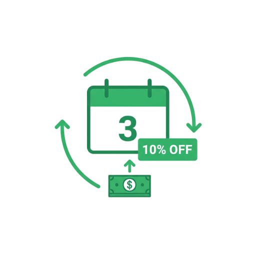 Icone do plano trimestral da ZaptIA